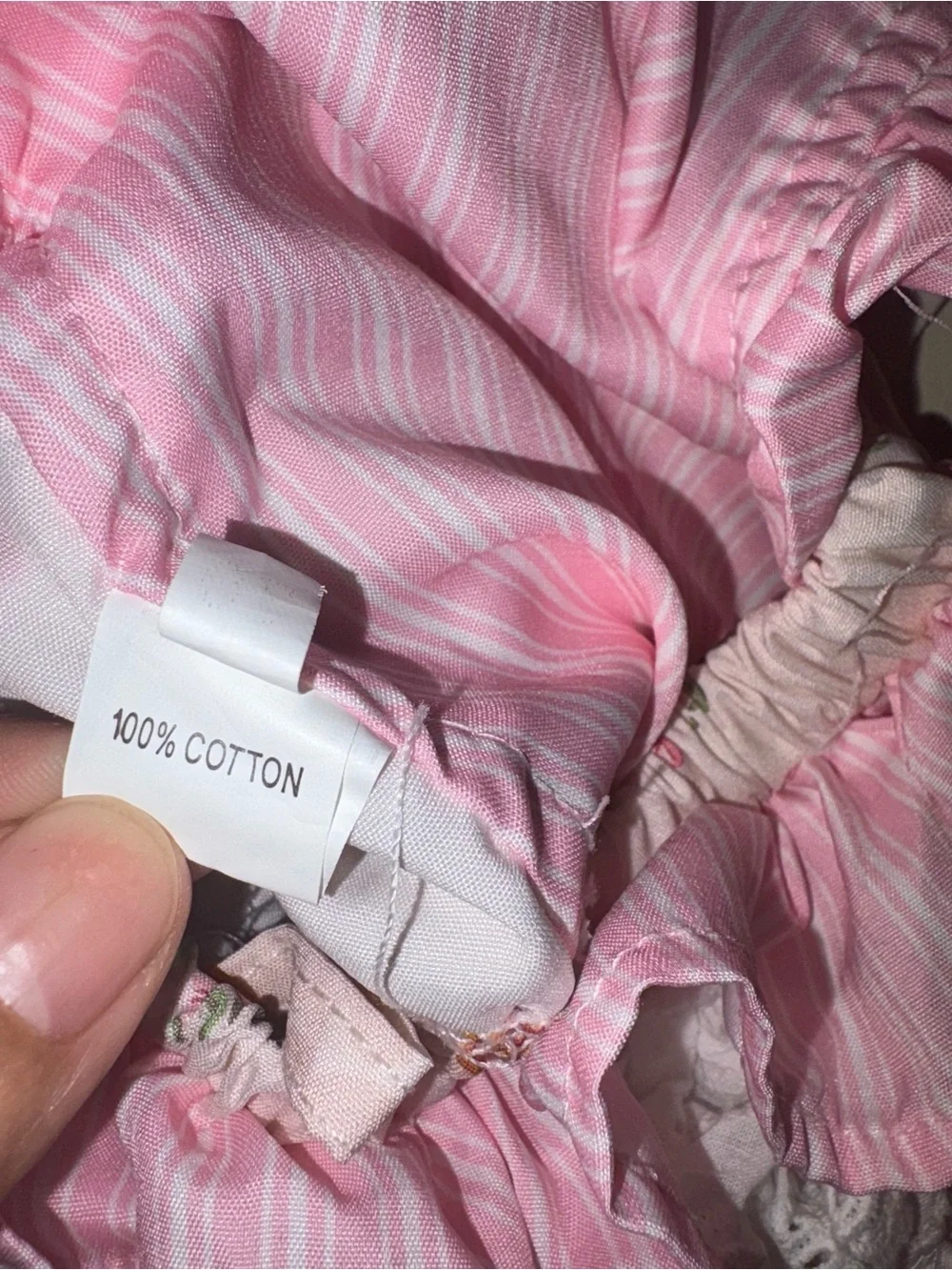 Pink Baby Bunny Floral Ruffle Baby Romper